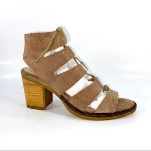 Bos. & Co. Brooke Strappy Leather Heel Sandals 37